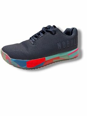 NOBULL SUPER FABRIC TRAINER LOW NAVY ATHLETIC SHOES UNISEX WOMENS 8 MENS 6.5